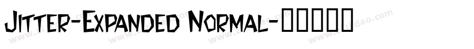 Jitter-Expanded Normal字体转换